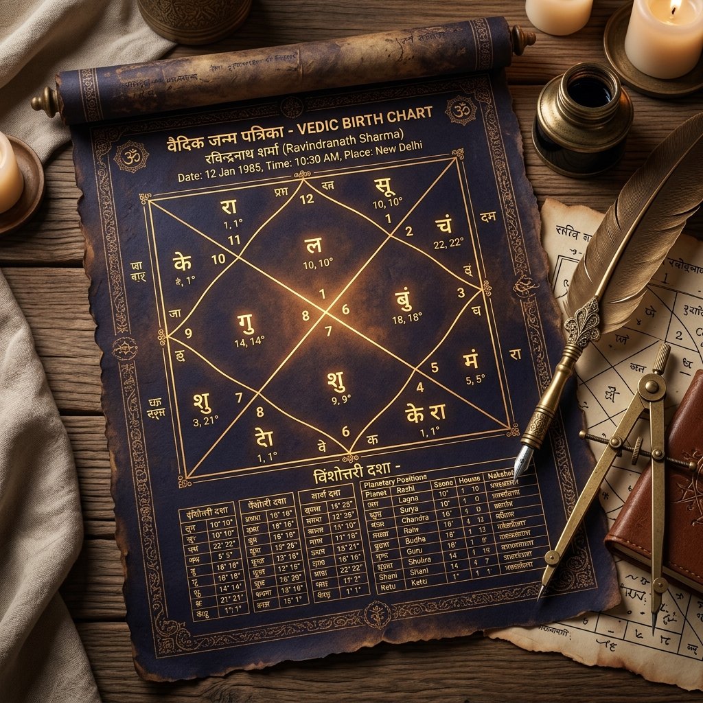 Kundli (Birth Chart) Preparation